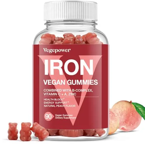 VEGEPOWER vegan iron supplement gummies