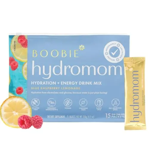 Boobie Hydromom superfood electrolyte drink mix for pregnancy and lactation