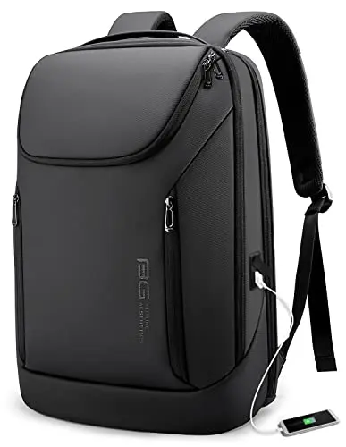 BANGE waterproof smart backpack with 180-degree opening