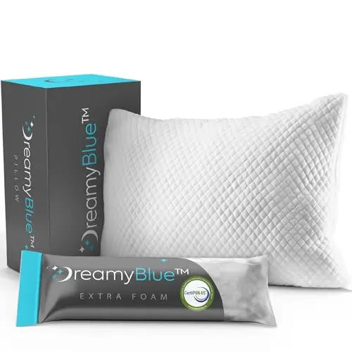 DreamyBlue Signature adjustable pillow with bamboo cover