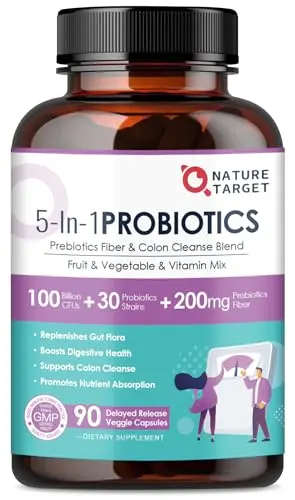 NATURE TARGET Probiotics for Women and Men bottle