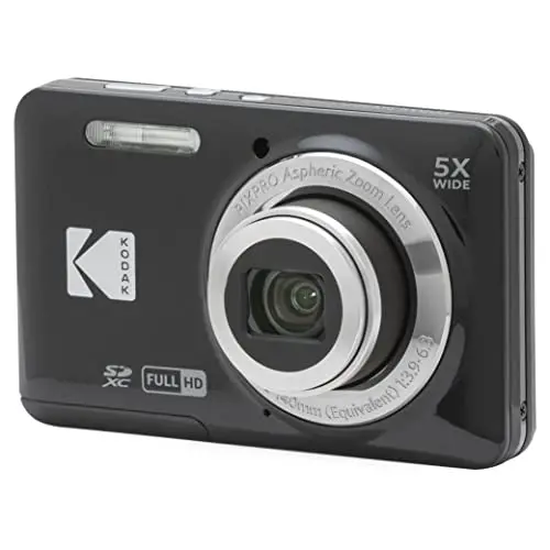 KODAK PIXPRO black compact camera with optical zoom lens