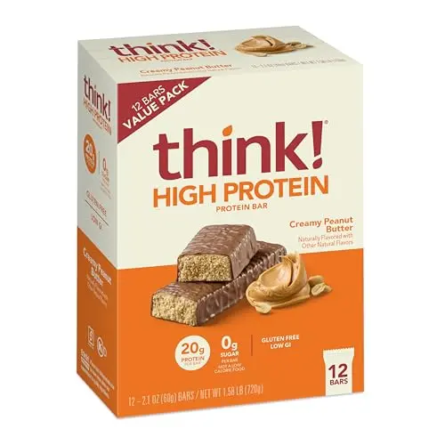 think! creamy peanut butter protein bars