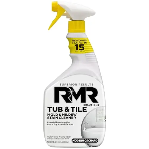 RMR Tub and Tile Cleaner foam spray bottle
