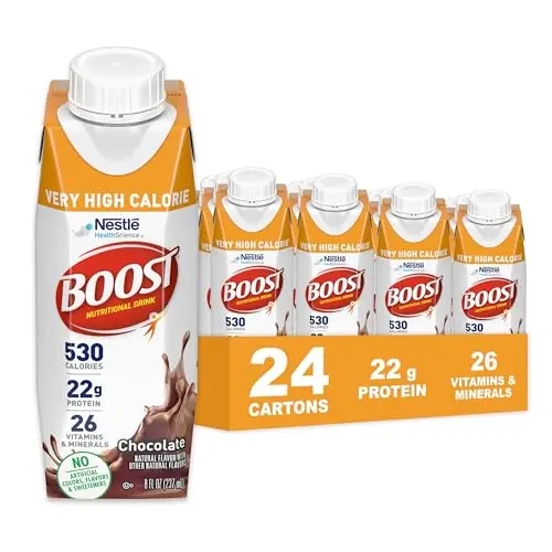 BOOST Very High Calorie nutritional drink bottles