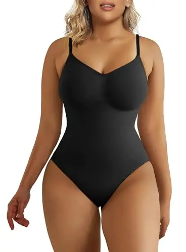 SHAPERX seamless sculpting bodysuit for snatched waist effect
