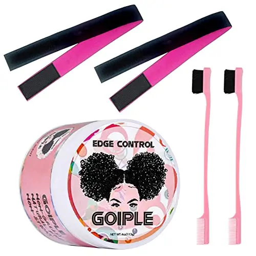 Goiple Edge Control Wax with brushes and bands set