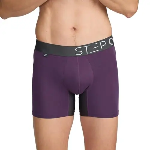 STEP ONE men's trunk briefs with 3D pouch for ball support