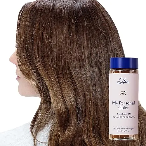 eSalon ammonia-free permanent hair color kit for gray coverage