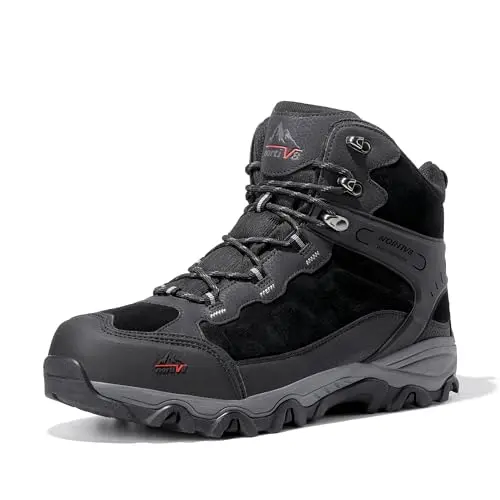 NORTIV 8 men's waterproof hiking boots with wide fit design