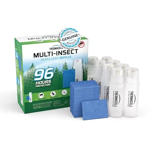 Thermacell mosquito repellent refill packs with fuel cartridges