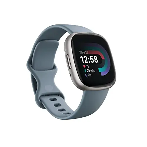 Fitbit Versa 4 smartwatch showing daily readiness score