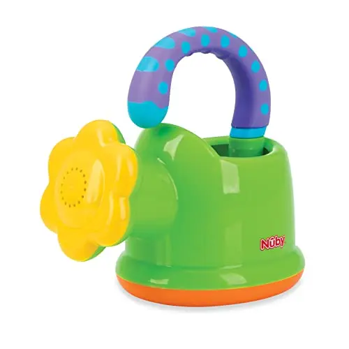 Nuby Watering Can bath toy with colorful design