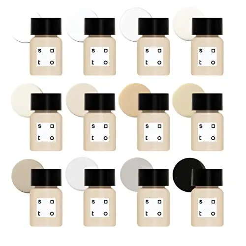 soto multi-surface touch up paint set with 12 neutral colors
