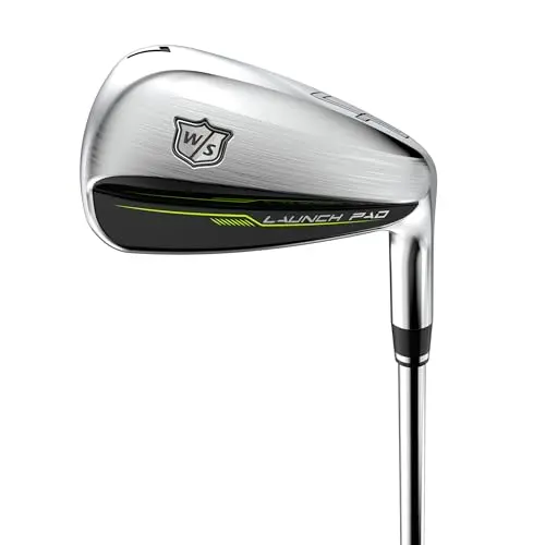 Wilson Staff Launch Pad 2 golf irons in silver