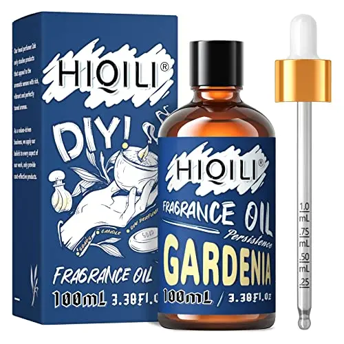 HIQILI gardenia fragrance oil in amber glass bottle
