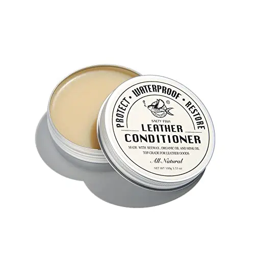 SALTY FISH all-natural leather conditioner jar