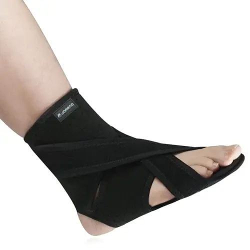 JOMECA upgraded drop foot brace with dual forefoot support plates