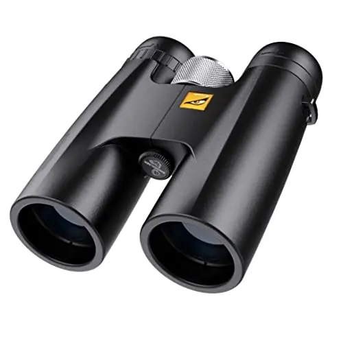Birds of Prey Optics 10x42 binoculars with compact design and carrying case