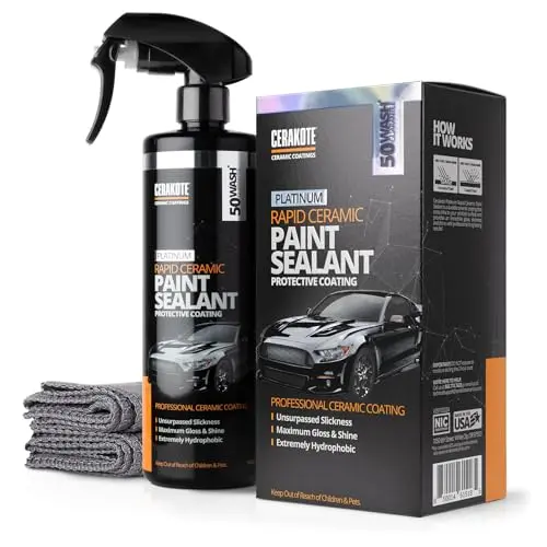 CERAKOTE Platinum Rapid Ceramic Paint Sealant spray bottle