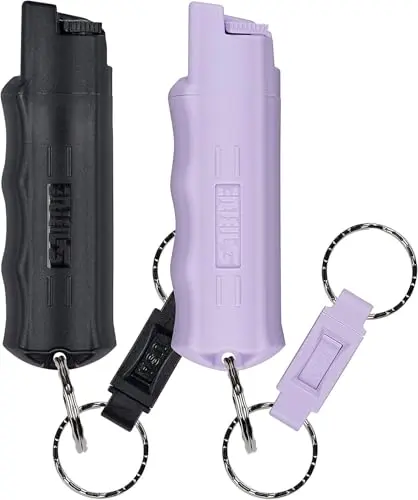 SABRE Pepper Spray 2-pack with quick release keychain