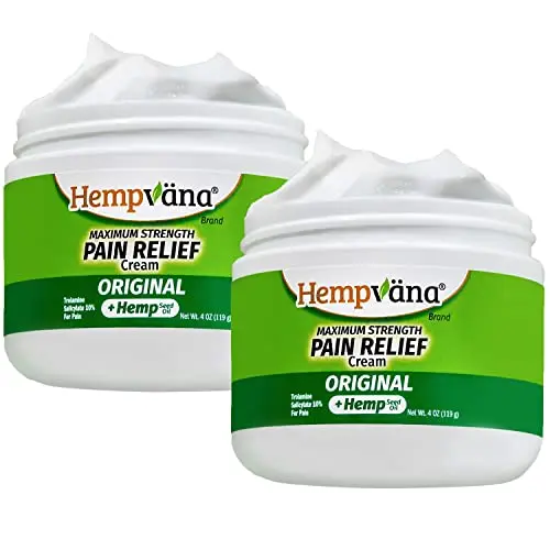 Hempvana relief cream with hemp seed extract for arthritis pain