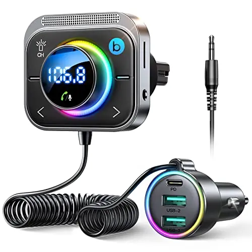JOYROOM Bluetooth car adapter with air vent installation
