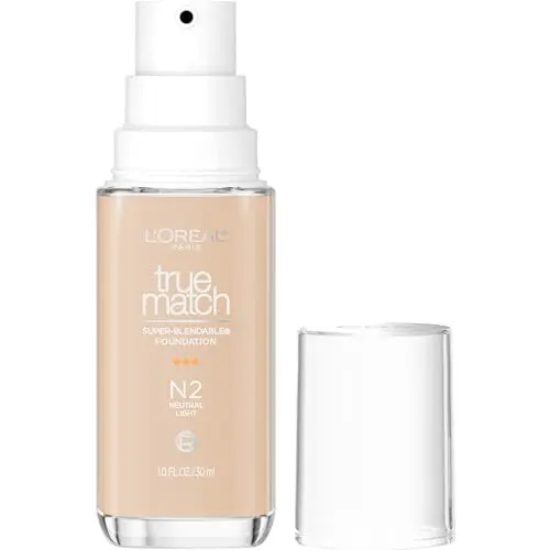 L'Oreal True Match foundation bottle with pump