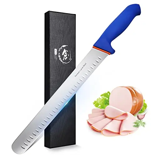 DRAGON RIOT 12-inch slicing knife with blue handle