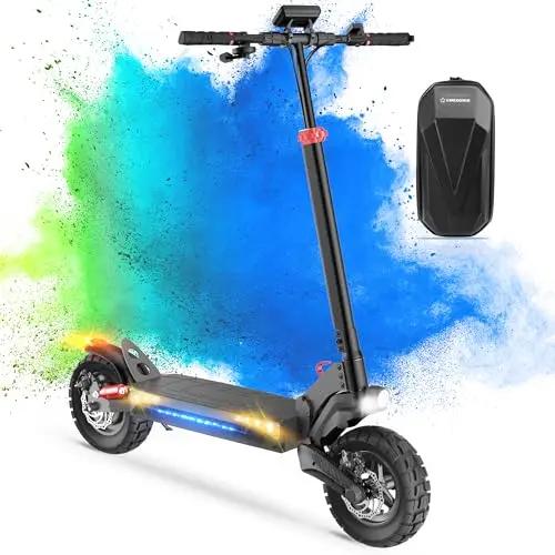 Circooter Mate electric scooter with all-terrain tires and quadruple suspension