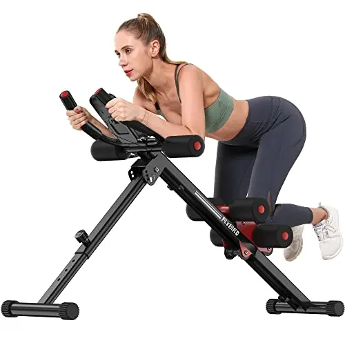 FLYBIRD adjustable ab machine with LCD monitor