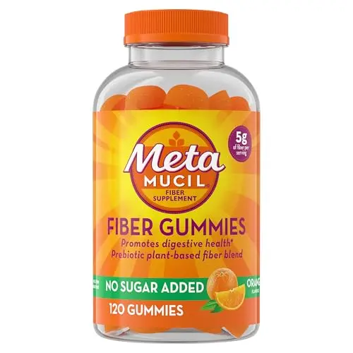 Metamucil fiber gummies in orange flavor