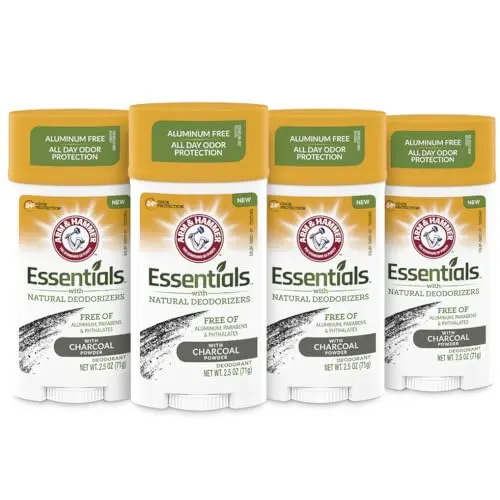 Arm & Hammer Essentials Charcoal Deodorant stick packaging