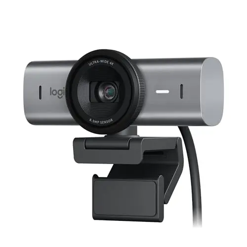 Logitech MX Brio 4K webcam for streaming and collaboration