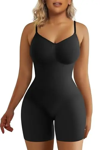 SHAPERX women's tummy control bodysuit with butt lifting design