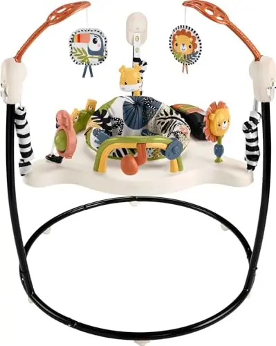 Fisher-Price Baby Bouncer Palm Paradise Jumperoo Activity Center