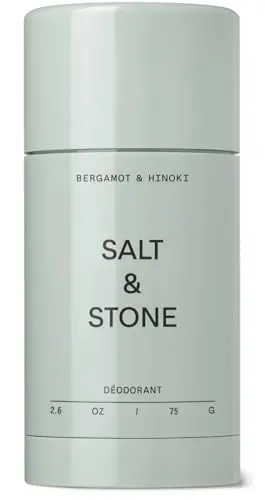 SALT & STONE aluminum free deodorant with bergamot and hinoki scent