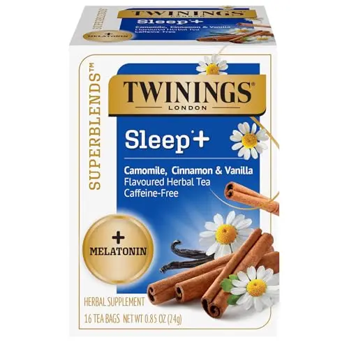Twinings Superblends Sleep+ tea box with melatonin