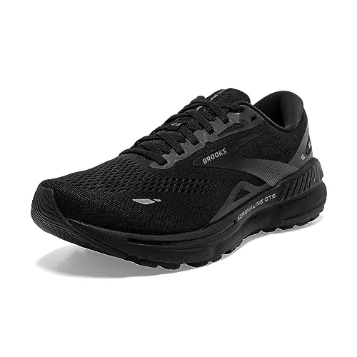 Brooks Adrenaline GTS 23 running shoes in Black color
