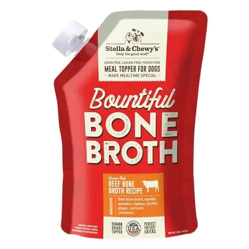 Stella & Chewy's grass-fed beef bone broth for dogs