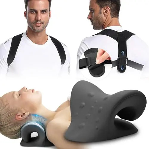 iBYWM neck stretcher and posture corrector combo