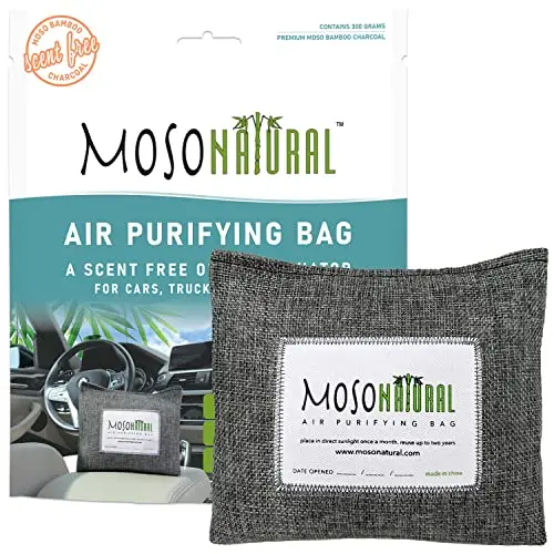 Moso Natural bamboo charcoal odor absorber bag for cars