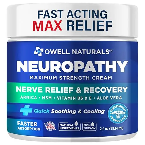 OWELL NATURALS neuropathy cream jar