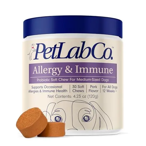 PetLab Co. probiotic chews for dog allergies and yeast support