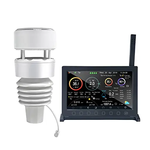 ECOWITT Wittboy Pro weather station with TFT display and outdoor sensor