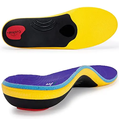 VALSOLE heavy duty orthotic inserts with rigid arch support
