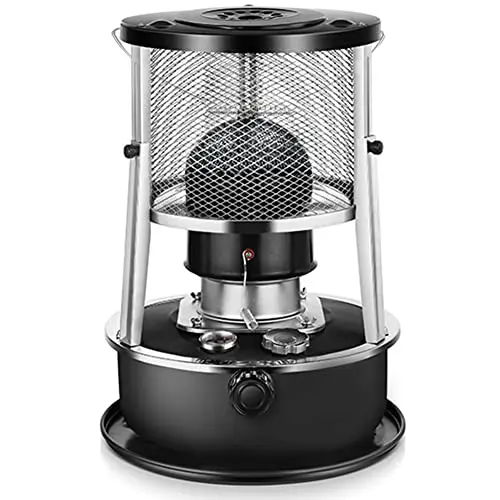 LINWIN portable kerosene heater and stove combo in black