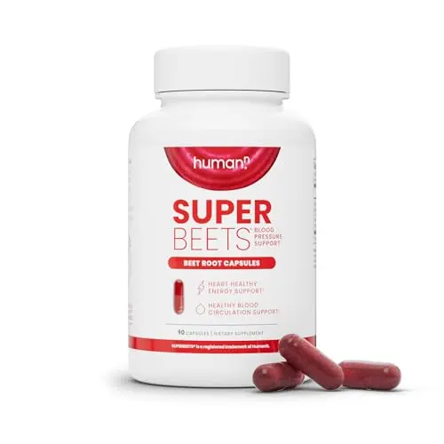 HumanN SuperBeets Beet Root Capsules bottle