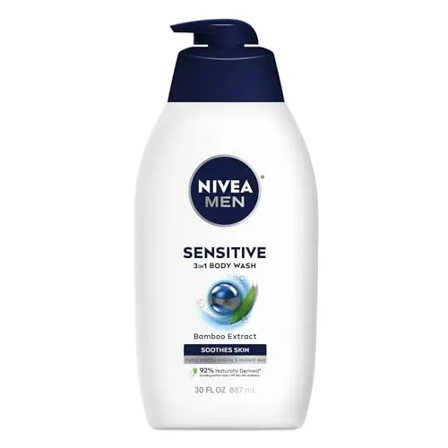 Nivea Men Sensitive Body Wash with bamboo extract