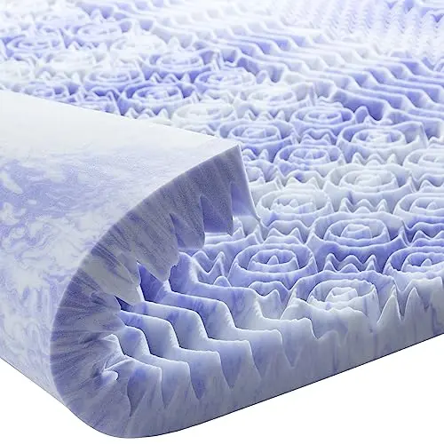 Dreamsmith 3-inch queen memory foam mattress topper with 7-zone design